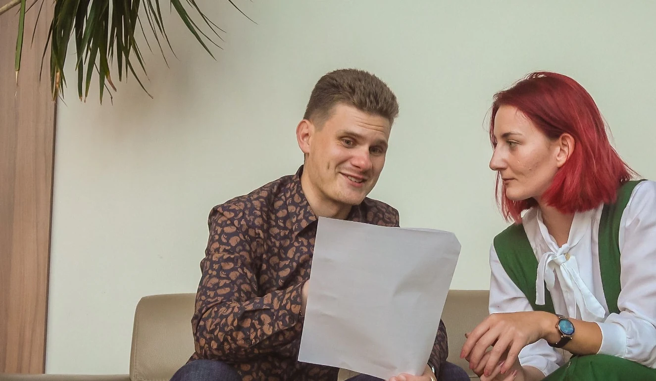 Marek Vician a Zuzana Šeminská pri spoločnej tvorbe Veľkofilmu o schizofrénii