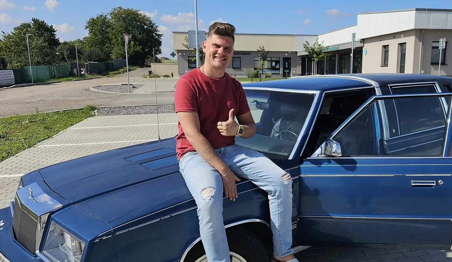 Marek Vician a Chrysler LeBaron Executive Stretch
